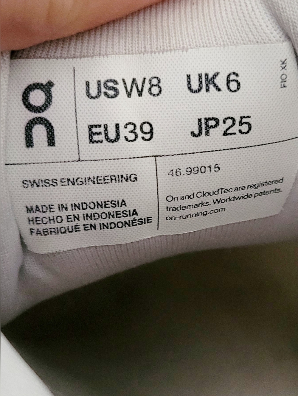 ON Cloudrunner 2 Women's Lightweight White/Frost Gray Sneakers US 8 - Picture 8 of 16